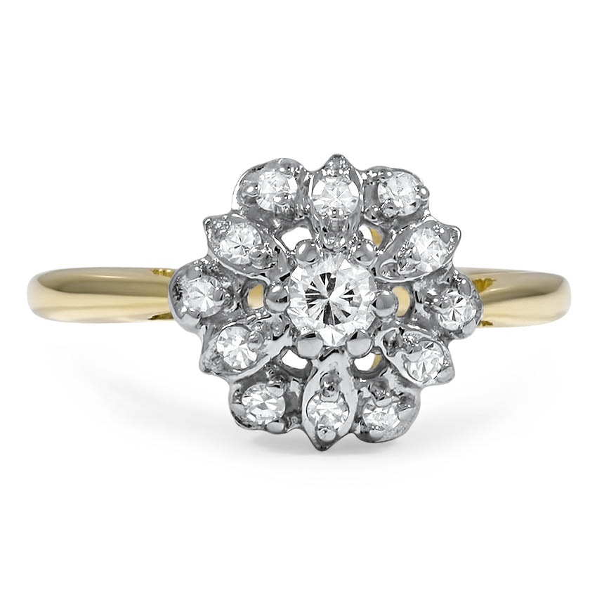 Retro Diamond Vintage Ring