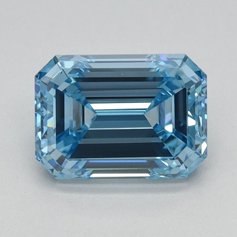 1.07 Ct. Fancy Intense Blue Emerald Lab Grown Diamond