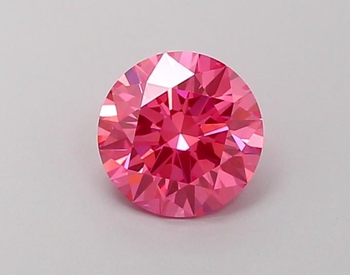 1.01 Ct. Fancy Vivid Pink Round Lab Grown Diamond