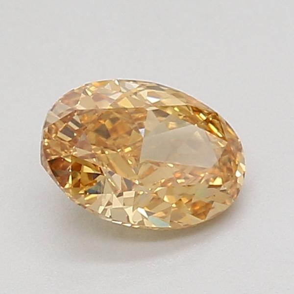1.07 Ct. Fancy Intense Yellow Oval Lab Grown Diamond