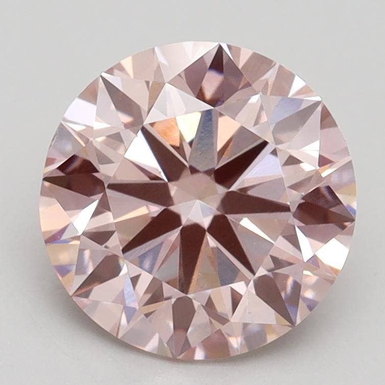 2.20 Ct. Fancy Intense Pink Round Lab Grown Diamond