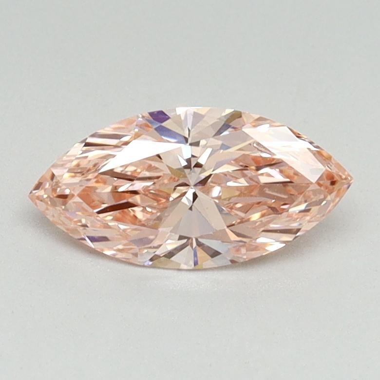 0.64 Ct. Fancy Intense Pink Marquise Lab Grown Diamond