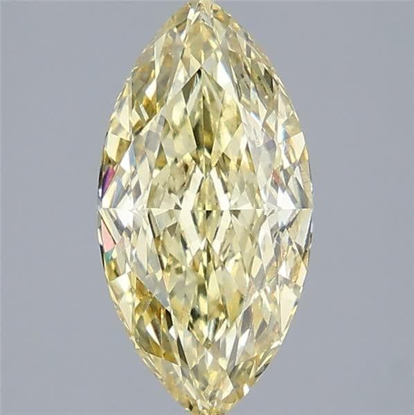 2.55 Ct. Fancy Intense Yellow Marquise Lab Grown Diamond