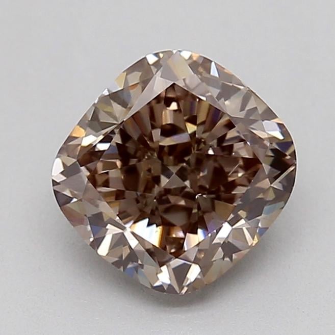 1.03 Ct. Fancy Light  Brown Cushion Lab Grown Diamond