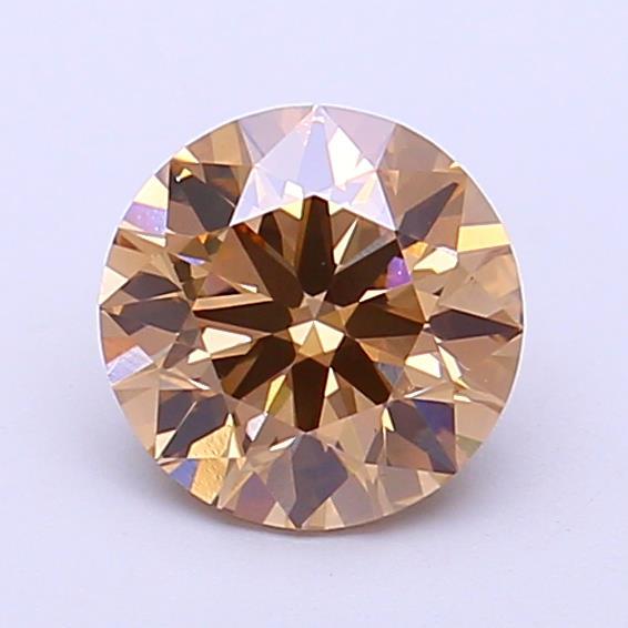 1.09 Ct. Fancy Brown Round Lab Grown Diamond