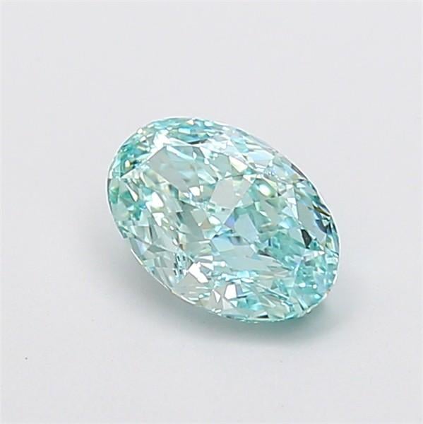 1.19 Ct. Fancy Intense Green Oval Lab Grown Diamond