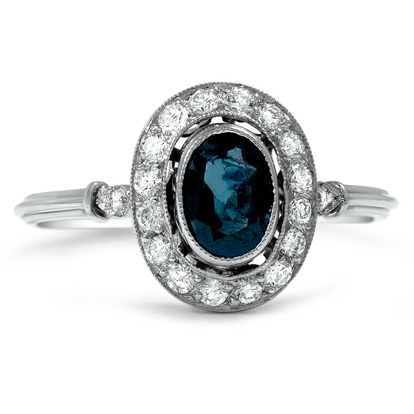 Art Deco Sapphire Vintage Ring