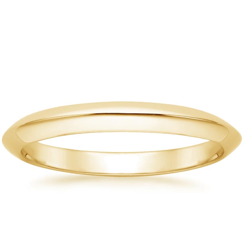 Classic Wedding Ring in 18K Yellow Gold