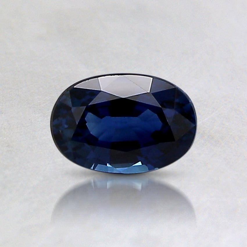 6.1x4.2mm Blue Oval Sapphire