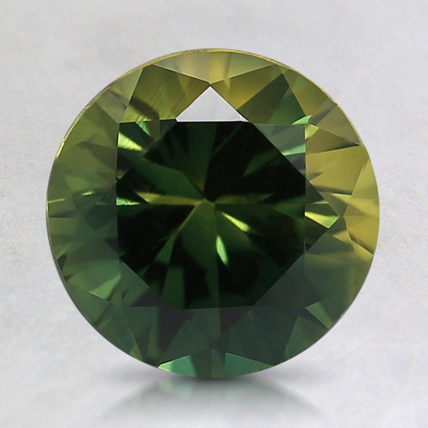 7.8mm Unheated Green Round Australian Sapphire