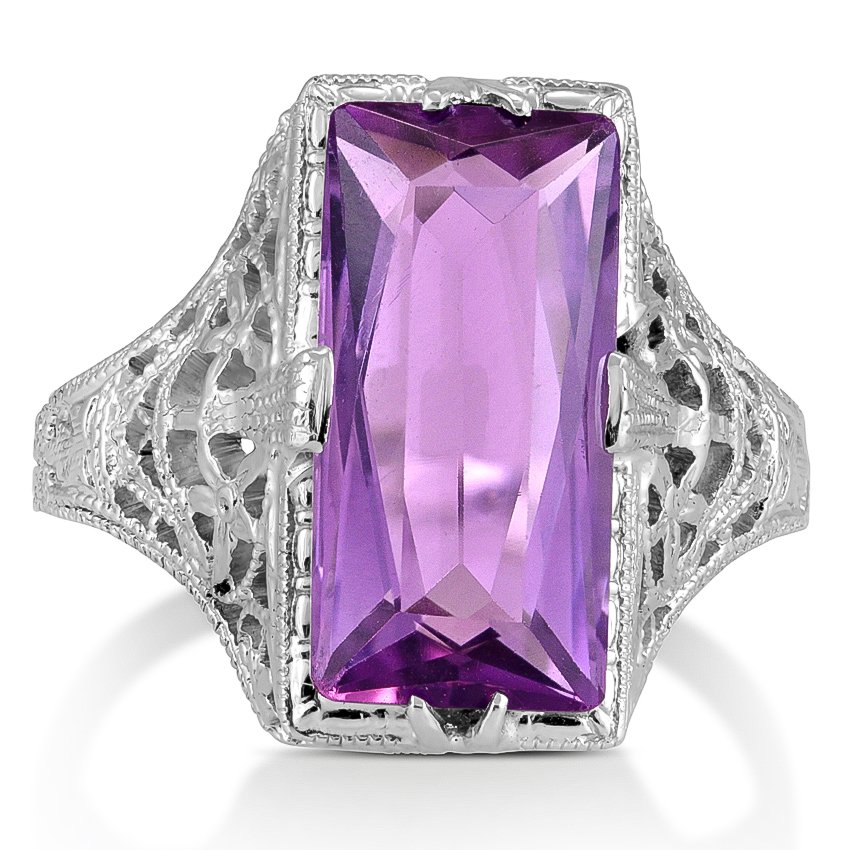 Edwardian Amethyst Vintage Ring