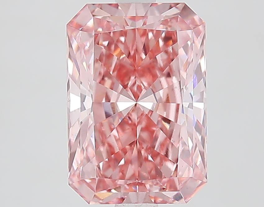 2.83 Ct. Fancy Vivid Pink Radiant Lab Grown Diamond