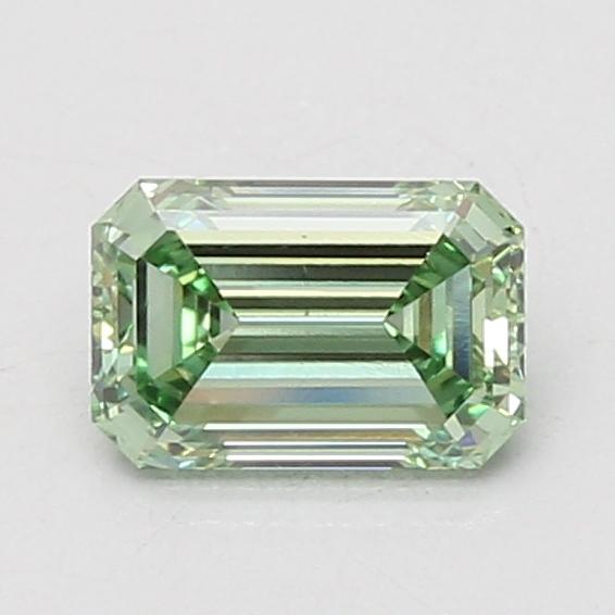 0.95 Ct. Fancy Vivid Green Emerald Lab Grown Diamond