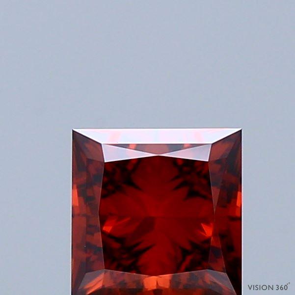 1.02 Ct. Fancy Deep Orange Princess Lab Grown Diamond