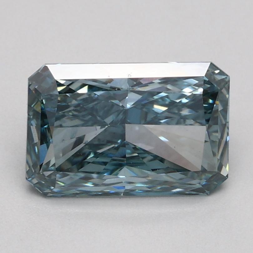 1.26 Ct. Fancy Vivid Blue Radiant Lab Grown Diamond