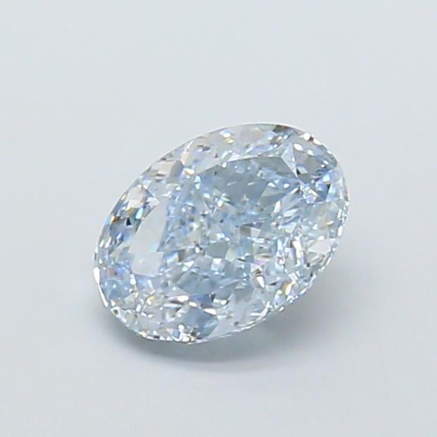 1.67 Ct. Fancy Intense  Blue Oval Lab Grown Diamond