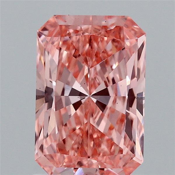 1.53 Ct. Fancy Vivid Pink Radiant Lab Grown Diamond
