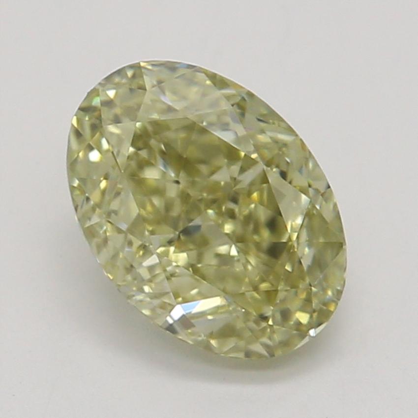 0.70 Ct. Fancy Brownish Greenish Yellow Oval Diamond