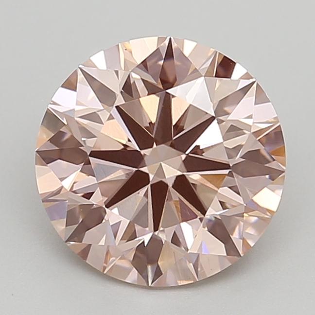 2.35 Ct. Fancy Intense Pink Round Lab Grown Diamond