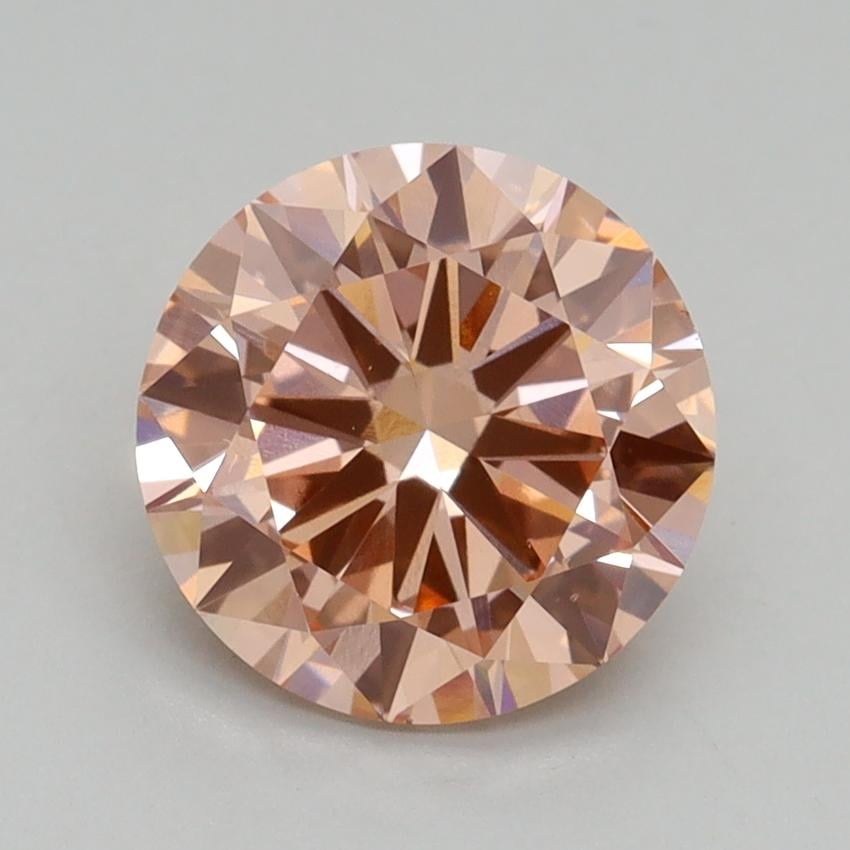 2.00 Ct. Fancy Intense Pink Round Lab Grown Diamond