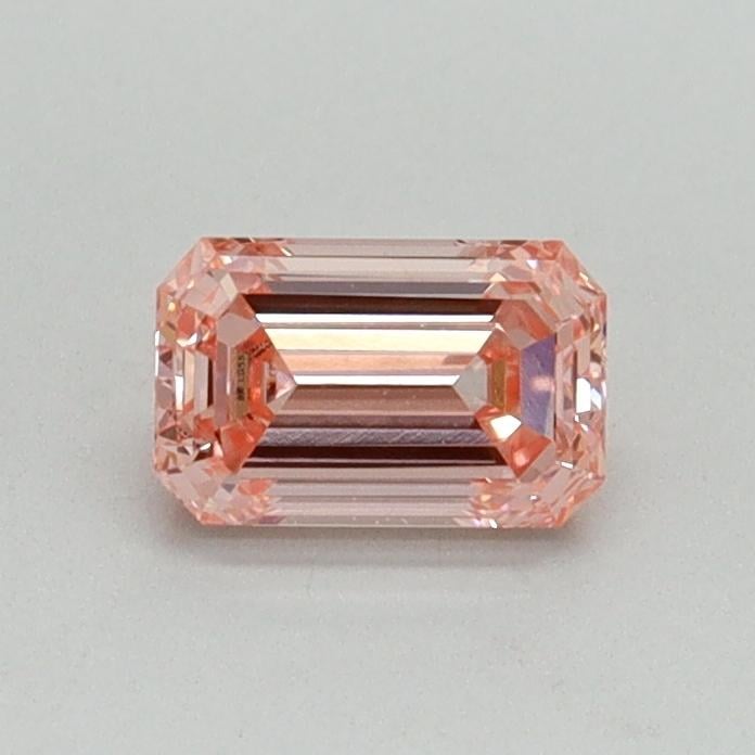 0.50 Ct. Fancy Vivid Pink Emerald Lab Grown Diamond