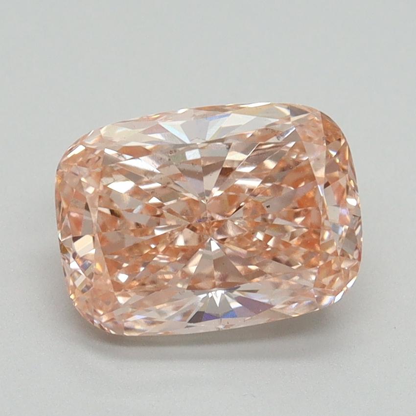 2.04 Ct. Fancy Intense Pink Cushion Lab Grown Diamond