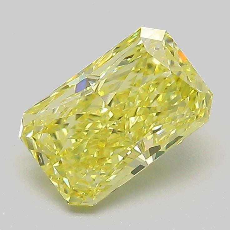 1.53 Ct. Fancy Intense  Yellow Radiant Lab Grown Diamond