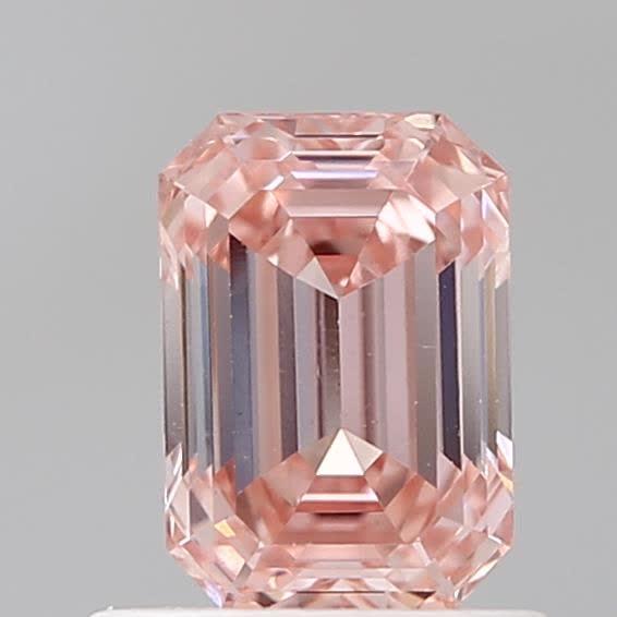 0.87 Ct. Fancy Intense Pink Emerald Lab Grown Diamond