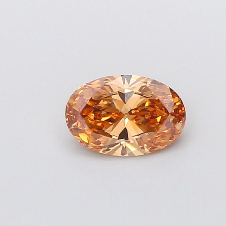 1.04 Ct. Fancy Light  Brown Oval Lab Grown Diamond