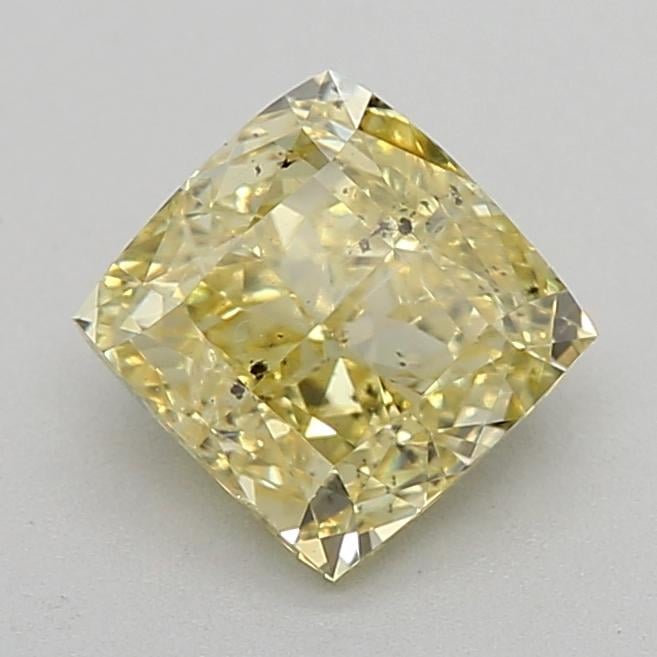 1.03 Ct. Fancy Yellow Cushion Diamond