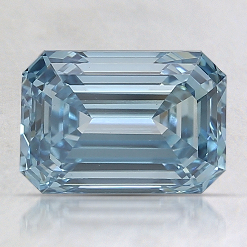 2.05 Ct. Fancy Intense Blue Emerald Lab Created Diamond