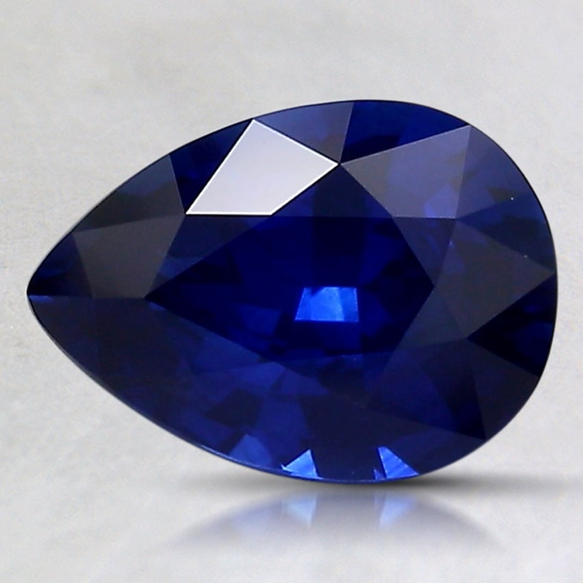 9.2x6.6mm Premium Blue Pear Sapphire