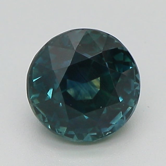 6.4x6.3mm Teal Round Montana Sapphire