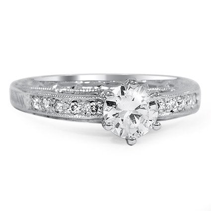 Modern Diamond Vintage Ring
