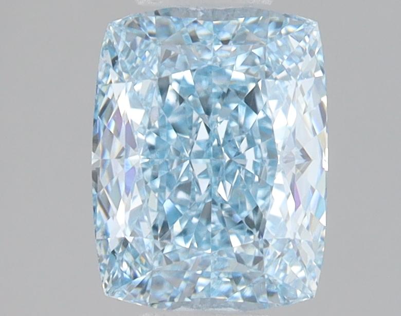 2.07 Ct. Fancy Intense Blue Cushion Lab Grown Diamond
