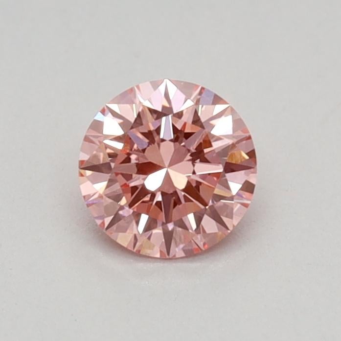 0.31 Ct. Fancy Vivid Pink Round Lab Grown Diamond