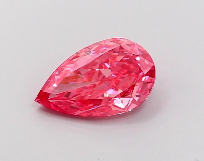 1.38 Ct. Fancy Vivid Pink Pear Lab Grown Diamond