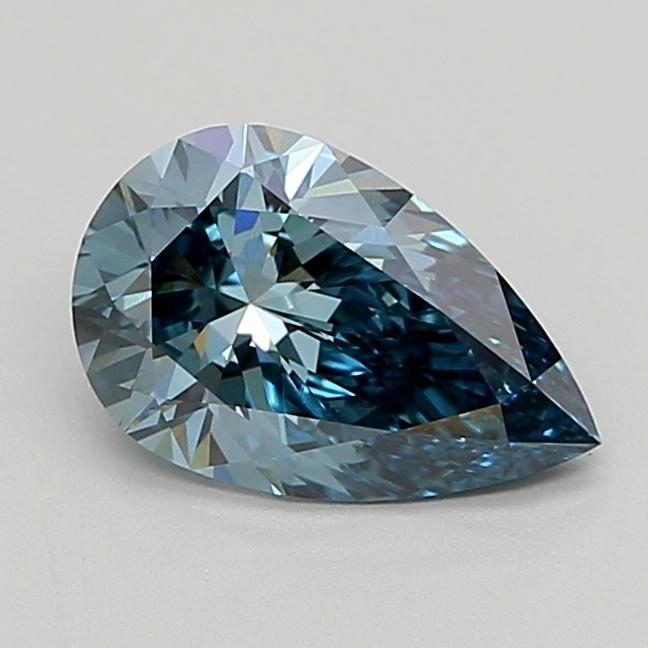 1.63 Ct. Fancy Vivid  Blue Pear Lab Grown Diamond