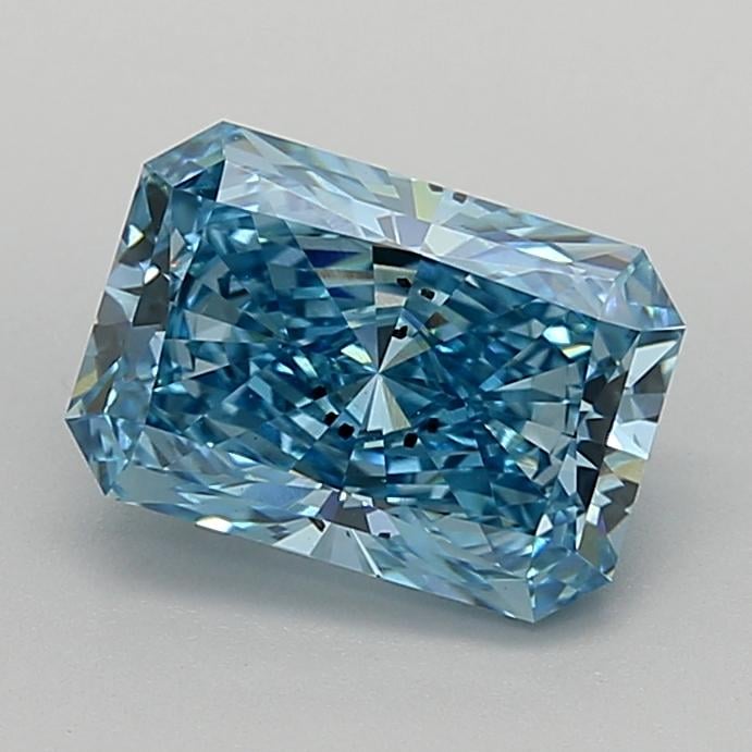 2.58 Ct. Fancy Vivid  Blue Radiant Lab Grown Diamond