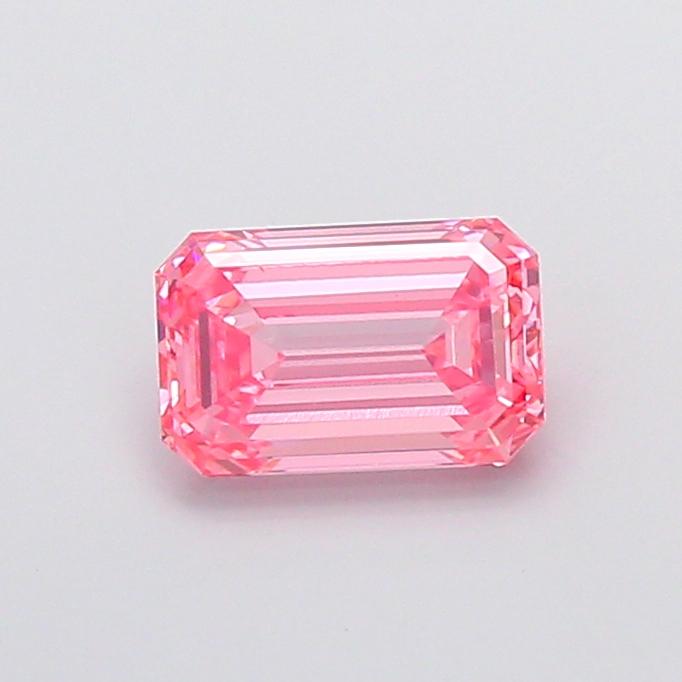1.69 Ct. Fancy Vivid  Pink Emerald Lab Grown Diamond