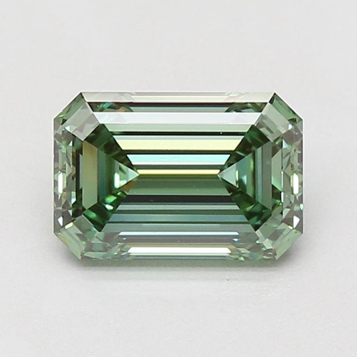 2.09 Ct. Fancy Vivid Green Emerald Lab Grown Diamond