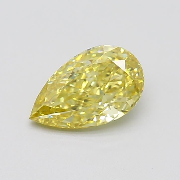 1.03 Ct. Fancy Intense Yellow Pear Lab Grown Diamond