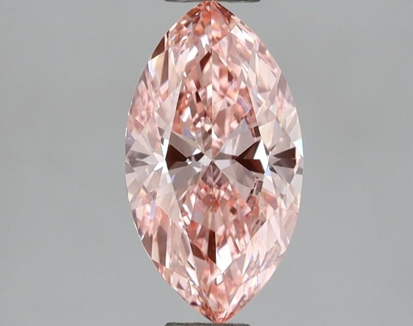 1.11 Ct. Fancy Vivid  Pink Marquise Lab Grown Diamond