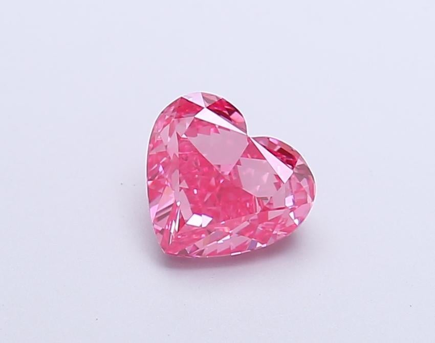 1.01 Ct. Fancy Vivid  Pink Heart Lab Grown Diamond