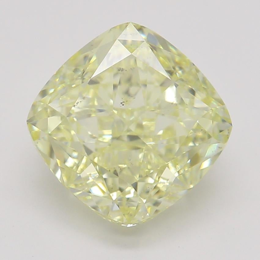 2.01 Ct. Fancy Yellow Cushion Diamond