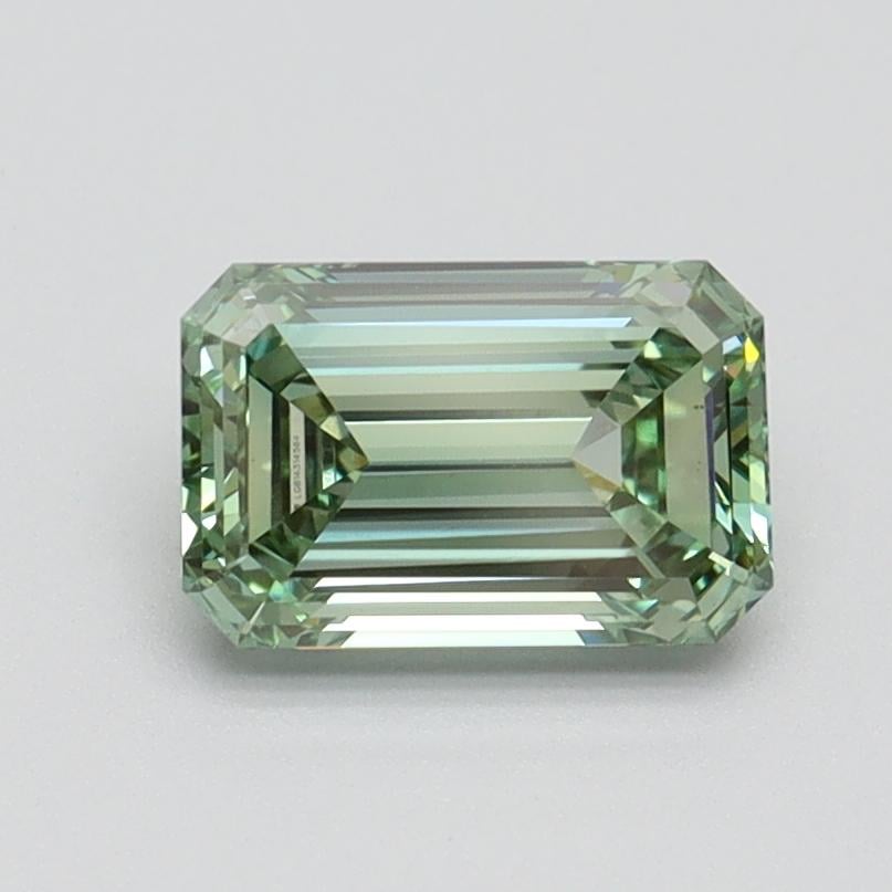 1.03 Ct. Fancy Intense Pacific Green Emerald Lab Grown Diamond