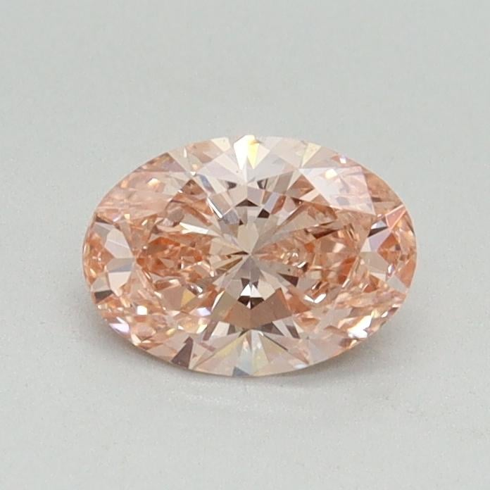 0.51 Ct. Fancy Vivid Pink Oval Lab Grown Diamond