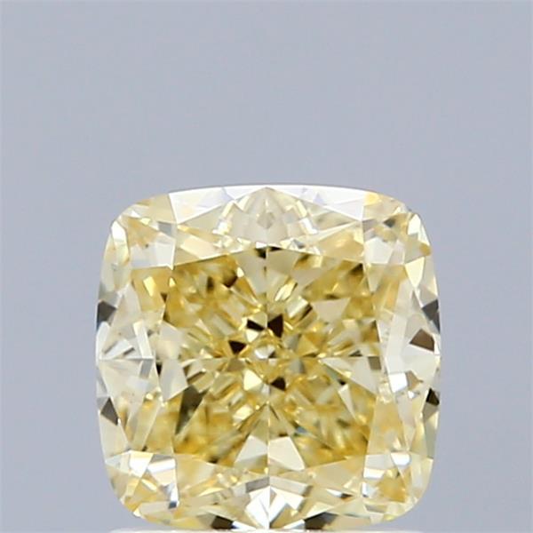1.54 Ct. Fancy Yellow Cushion Lab Grown Diamond