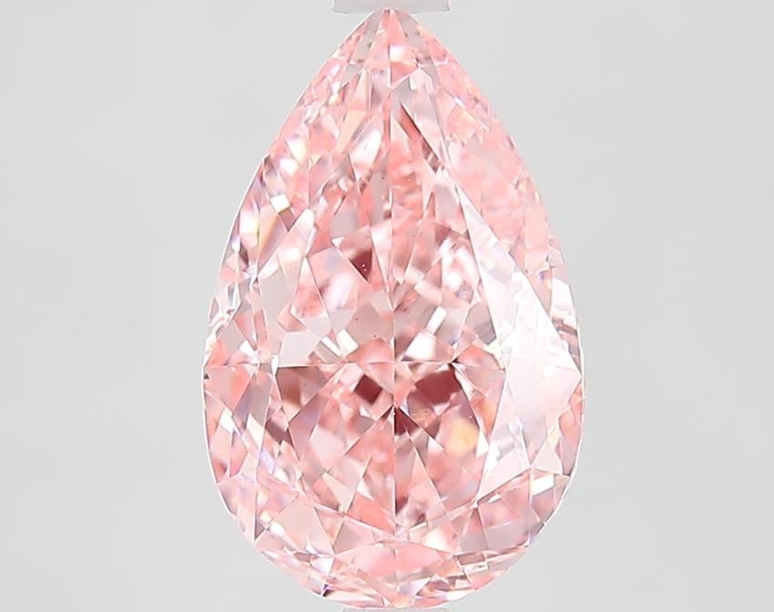 3.58 Ct. Fancy Pink Pear Lab Grown Diamond
