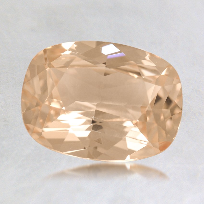 8x6mm Peach Cushion Sapphire